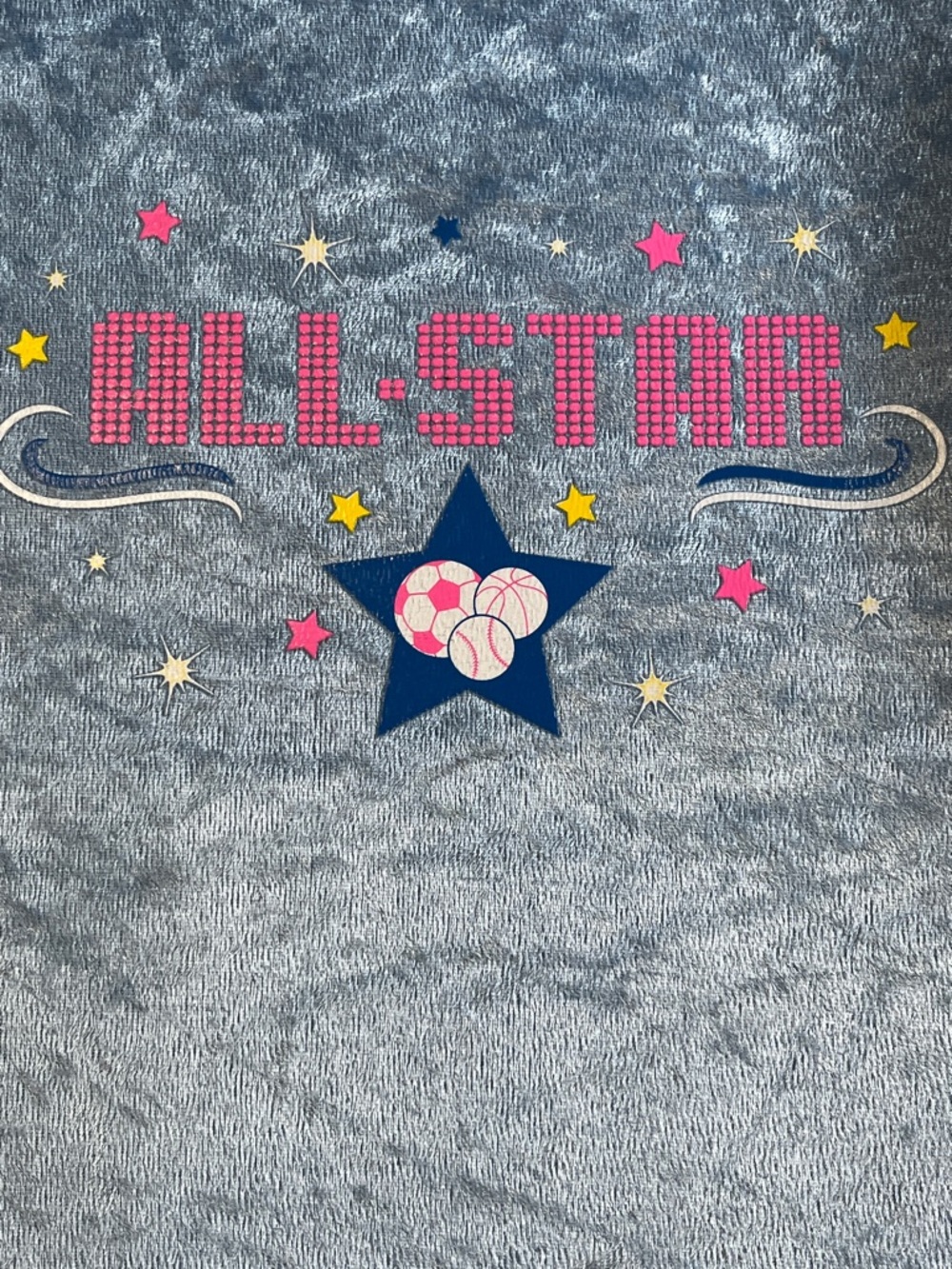Unused 2005 Girl Talk ALL STAR Light Blue Sports Them Portfolio Velvety Cover